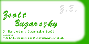 zsolt bugarszky business card